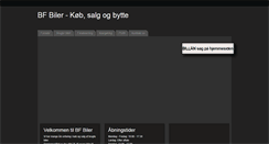 Desktop Screenshot of bf-biler.dk